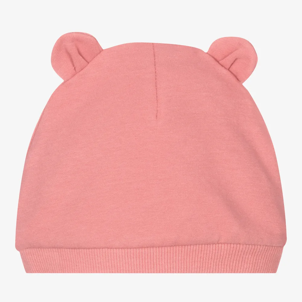 Pink Bear Dress & Hat Set