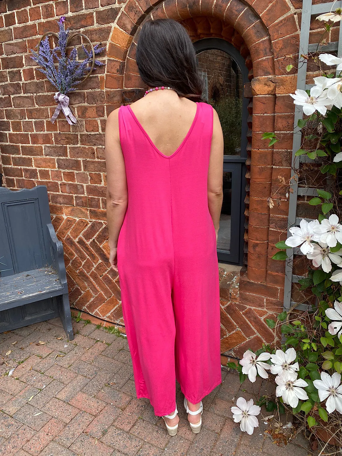 Pink Sleeveless Jumpsuit Harmony