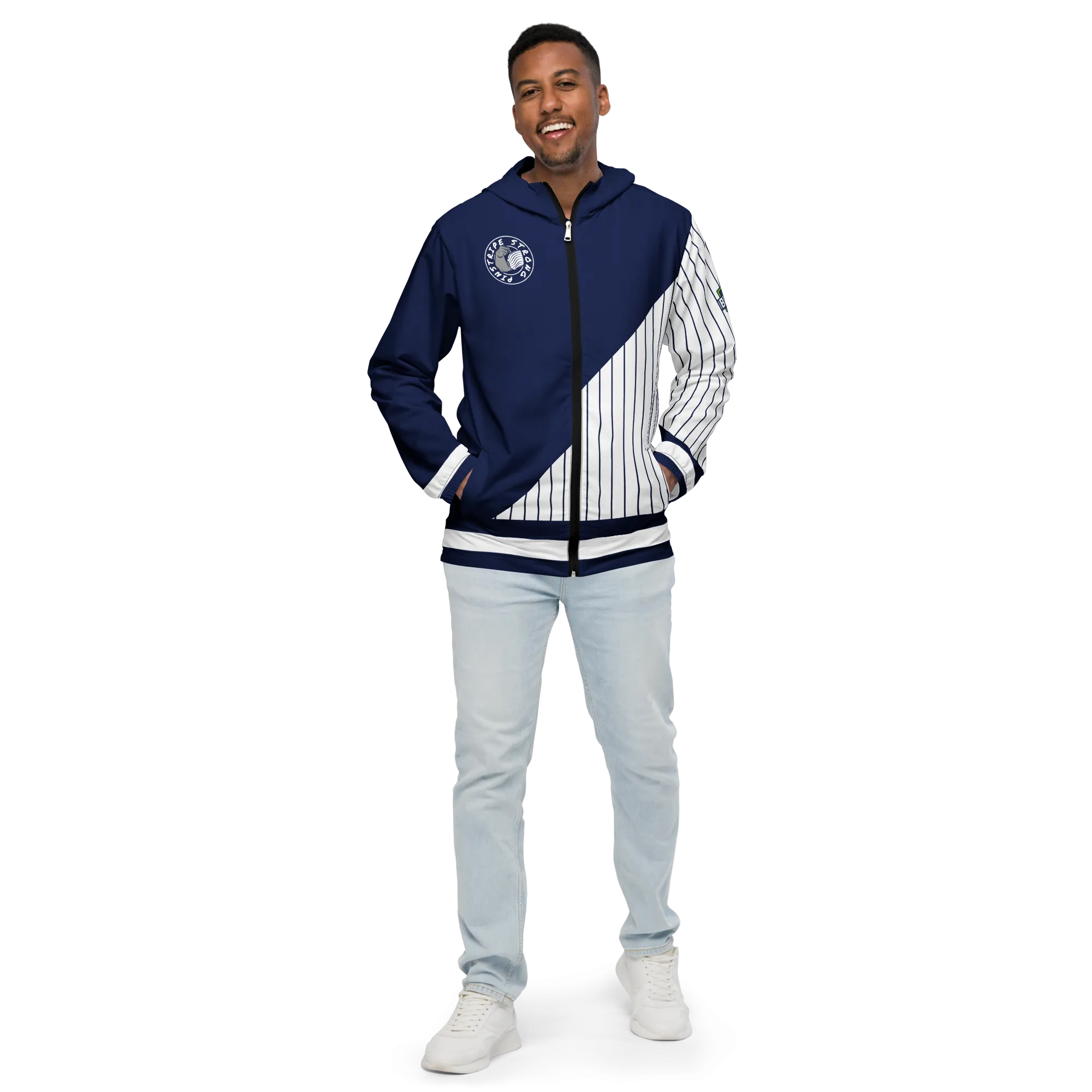 Pinstripe Strong | Blitzball 3 Warmup Jacket