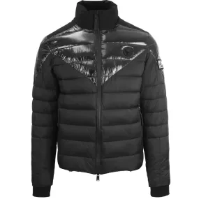 Plein Sport Plain Quilted Black Jacket