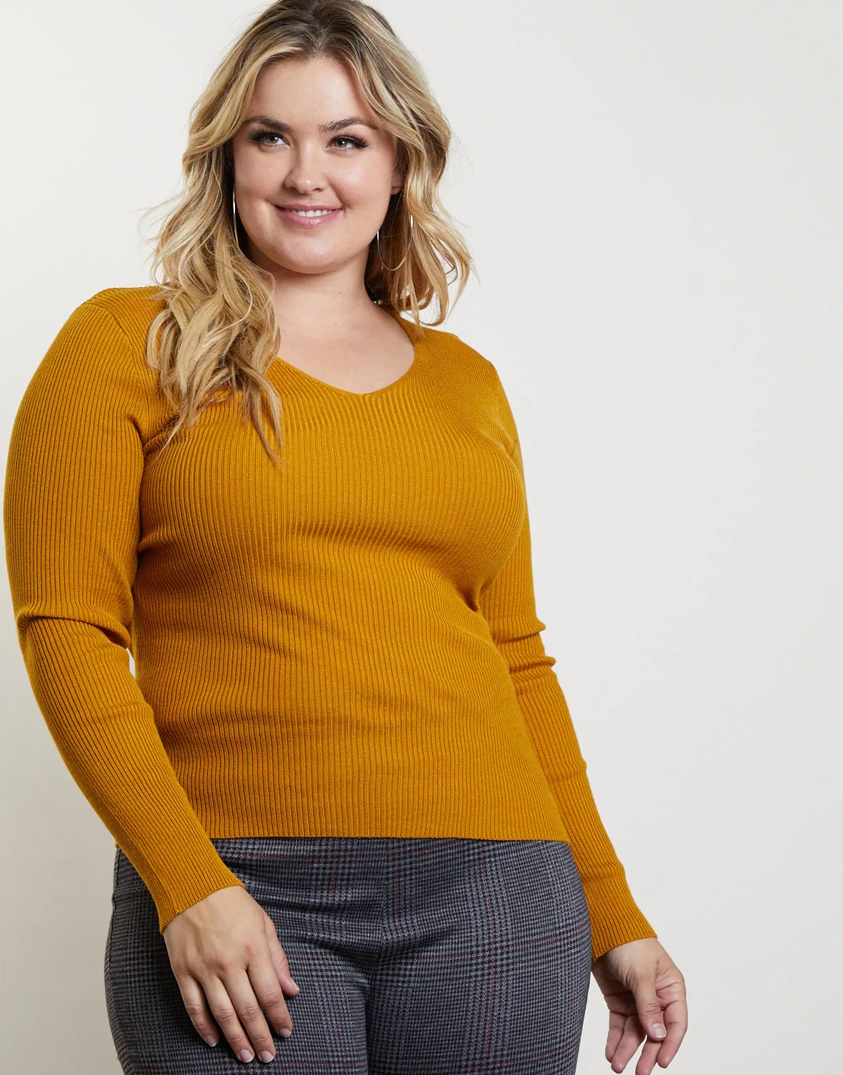 Plus Size You and V Sweater