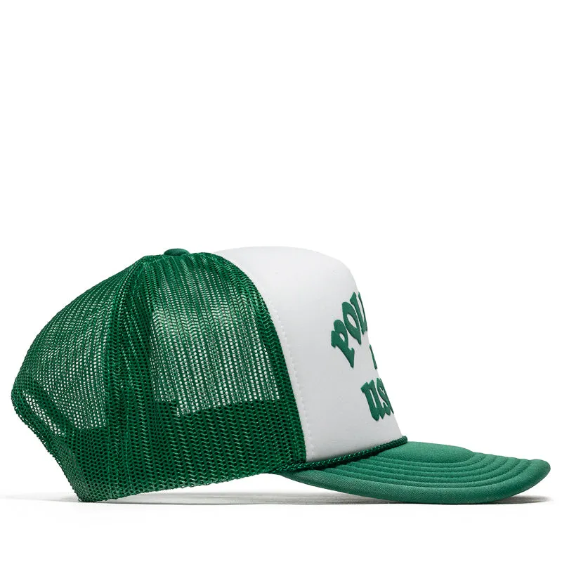 Politics As Usual Trucker Hat - Green