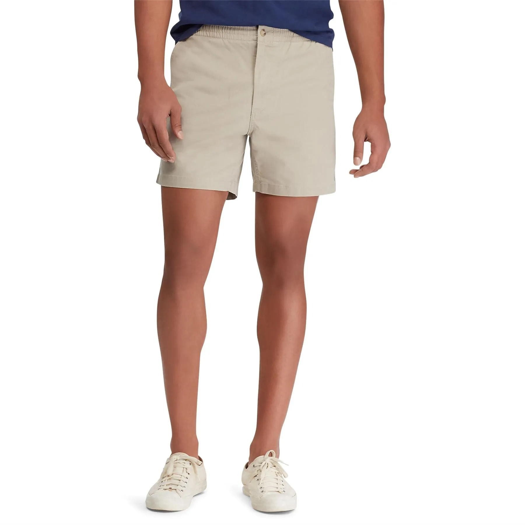 Polo Golf Classic Fit Cotton Knit Prepster Shorts Khaki Tan - SU24