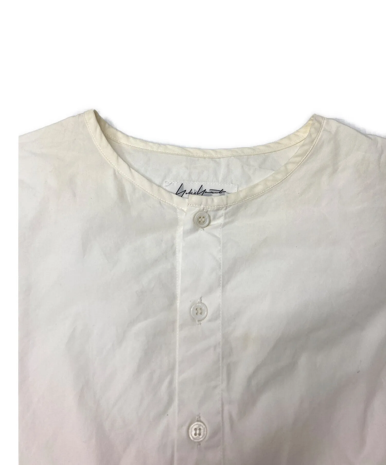 [Pre-owned] Yohji Yamamoto pour homme K-Front and Back Yoke Shirts/Long Shirts HN-B16-014