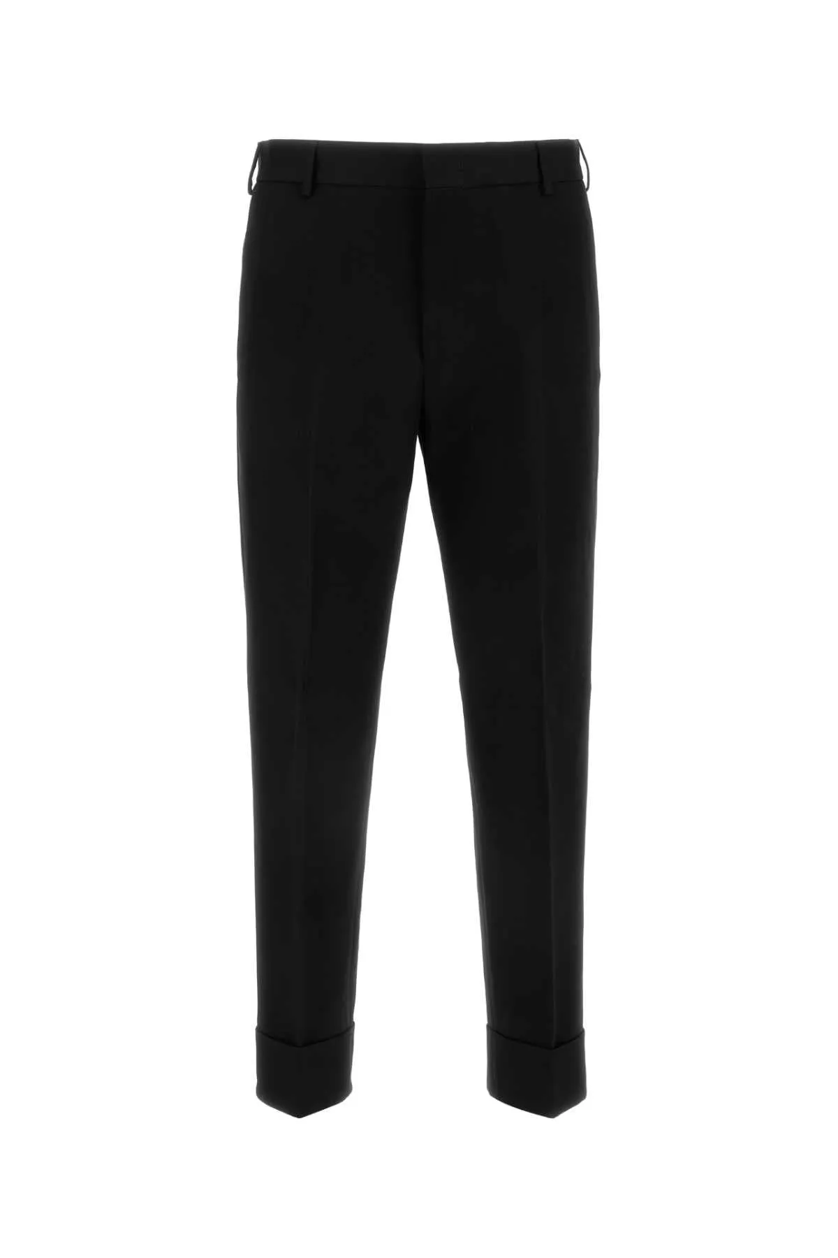 Pt Torino Black Cotton Pant