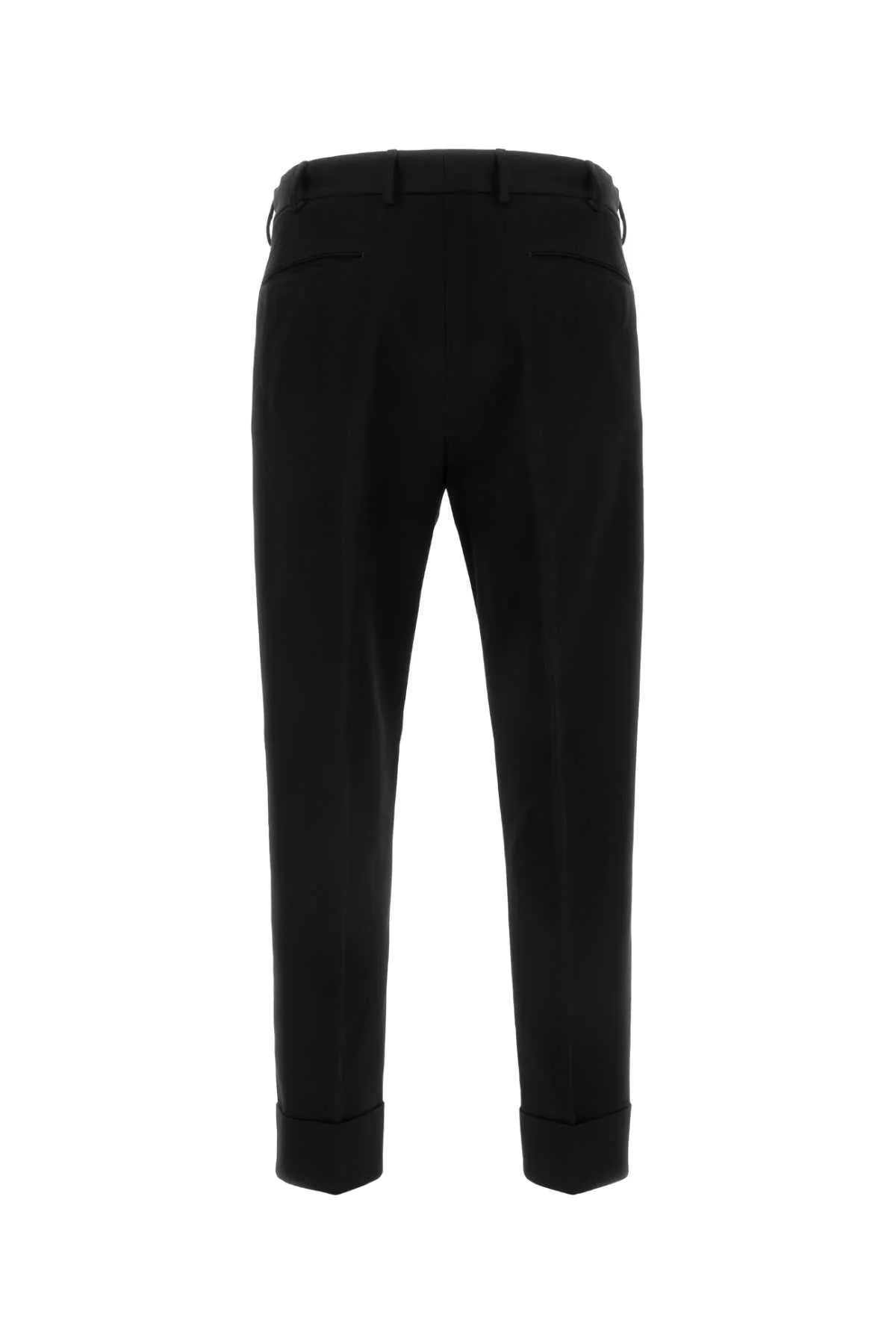 Pt Torino Black Cotton Pant