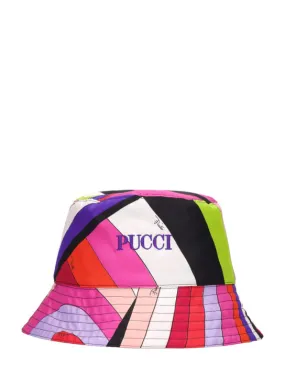 Pucci   Reversible silk bucket hat 