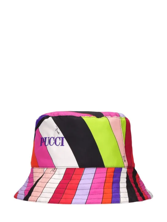 Pucci   Reversible silk bucket hat 