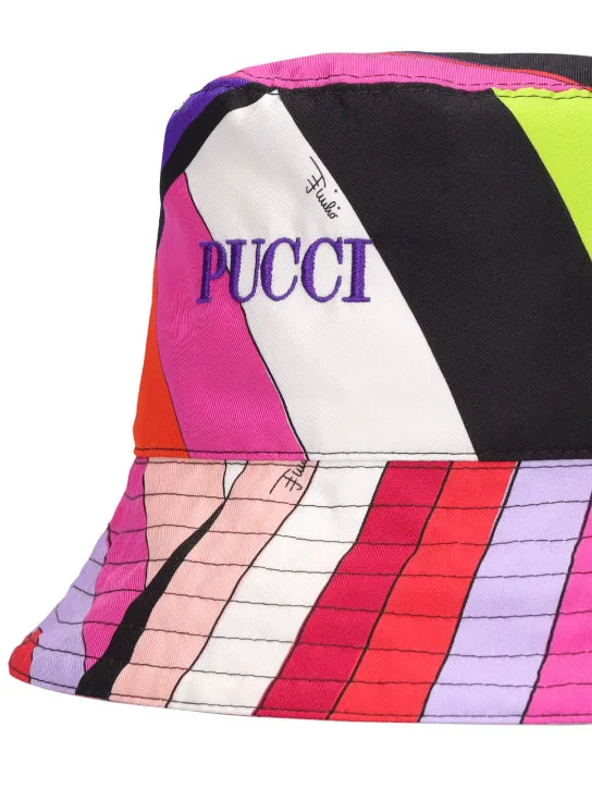 Pucci   Reversible silk bucket hat 