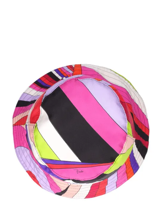 Pucci   Reversible silk bucket hat 