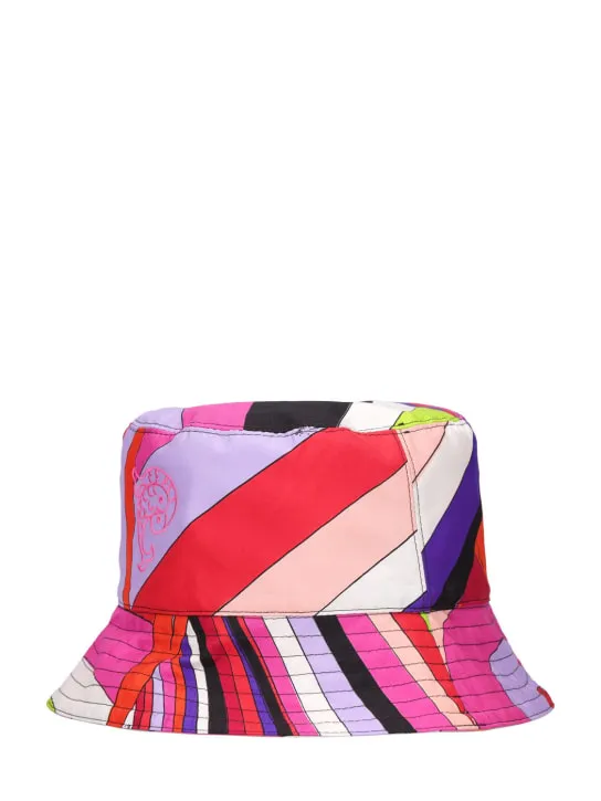 Pucci   Reversible silk bucket hat 