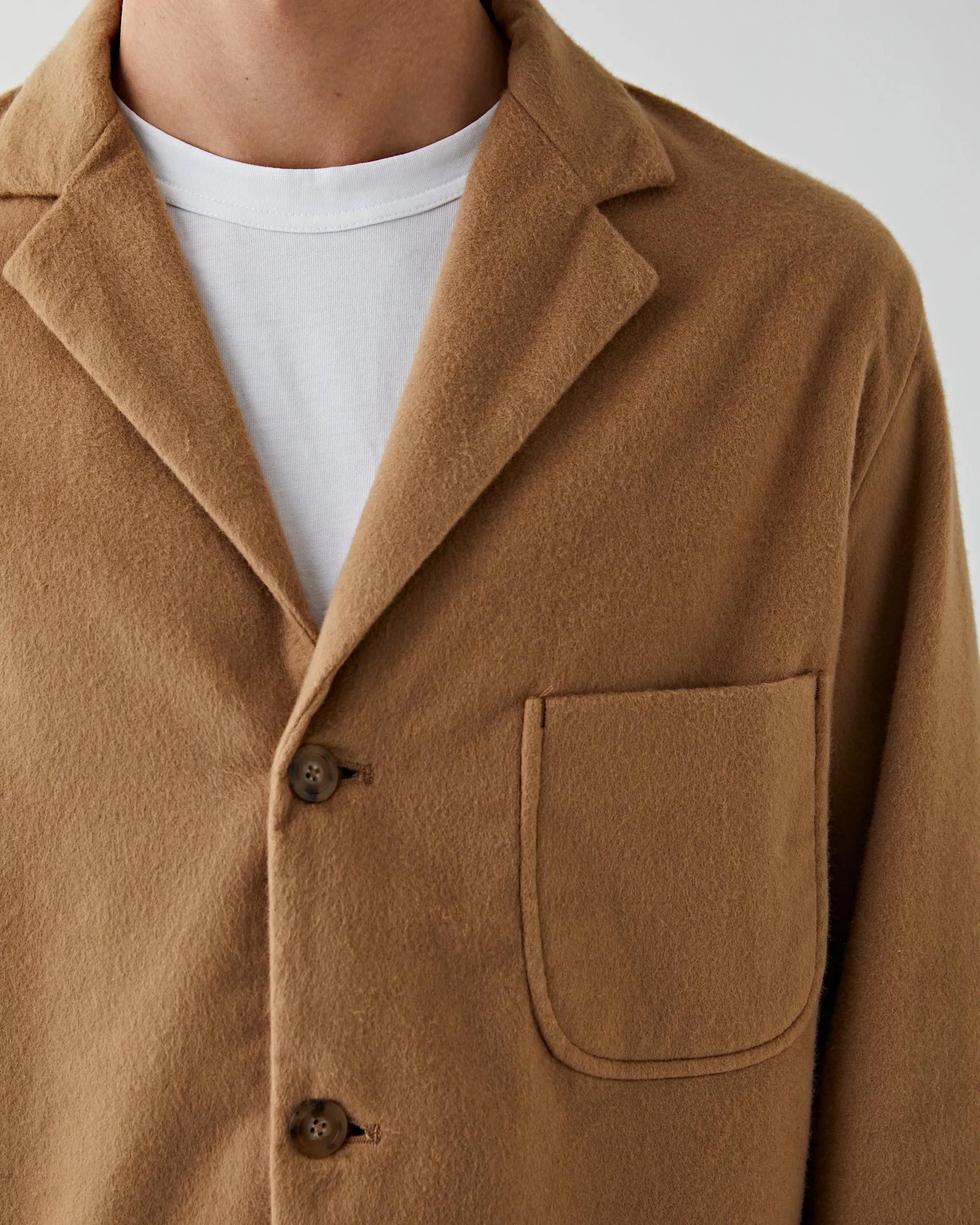 Relax Fit Like Cashmere Jacket Camel