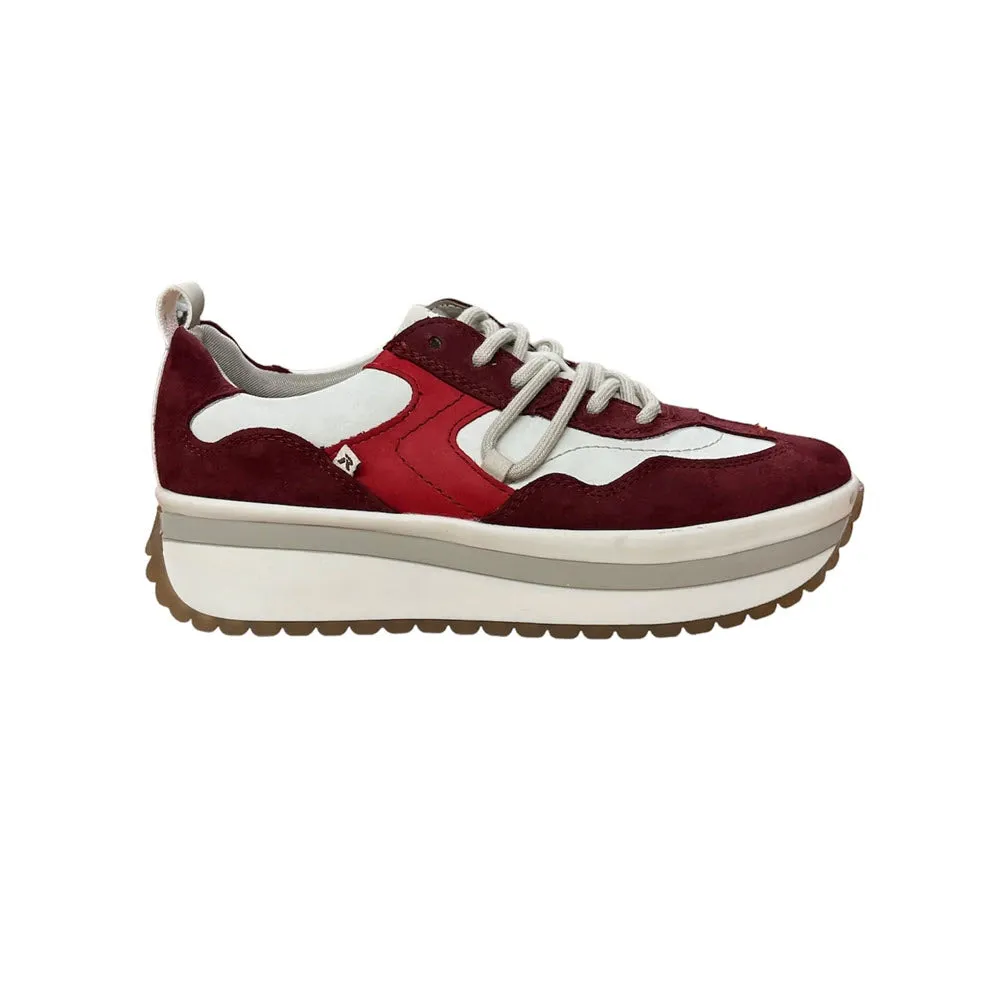 REVOLUTION RETRO PLATFORM SNEAKER BORDEAUX - WOMENS