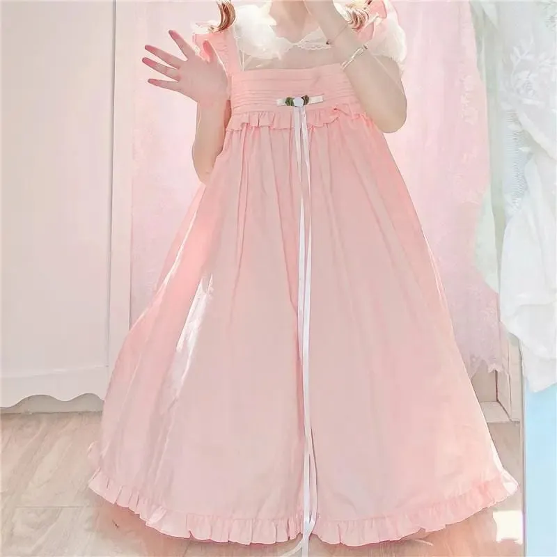 Rosie Pastel Kawaii Aesthetic Kawaii Princess Lolita Babydoll Summer Dress