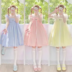 Rosie Pastel Kawaii Aesthetic Kawaii Princess Lolita Babydoll Summer Dress