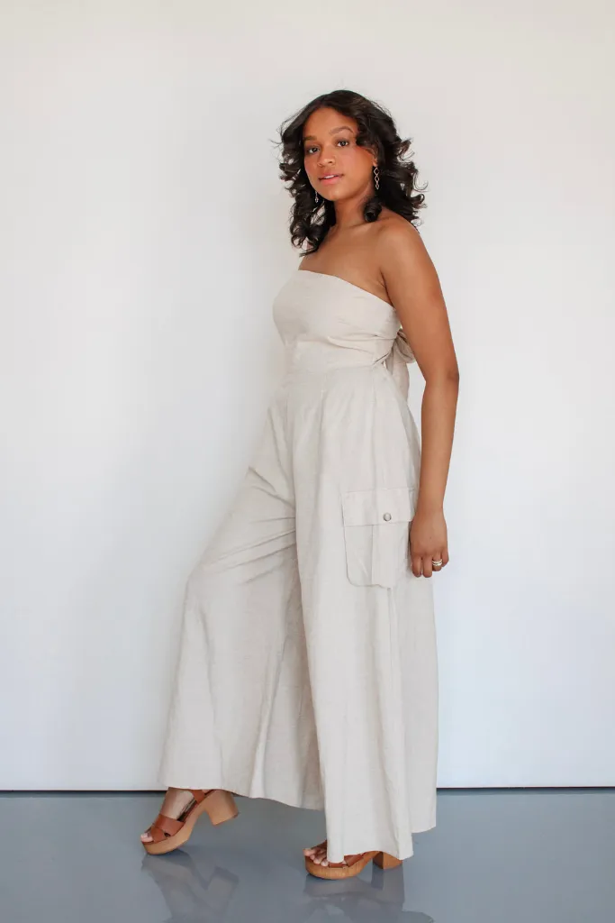 Sand Tropez Strapless Jumpsuit