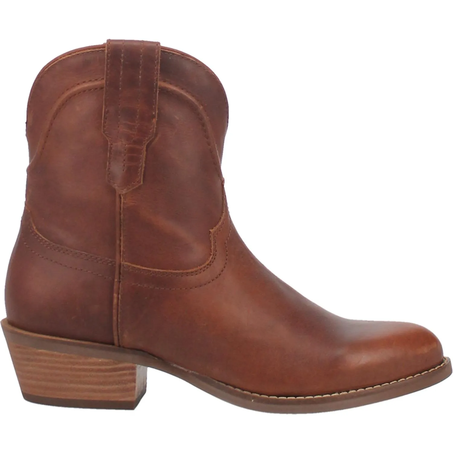 Seguaro Brown V Cut Leather Boots (DS)