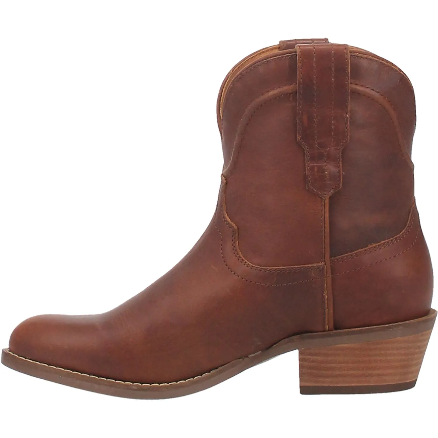 Seguaro Brown V Cut Leather Boots (DS)