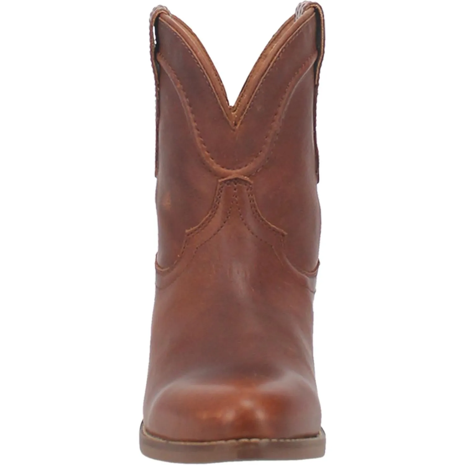 Seguaro Brown V Cut Leather Boots (DS)