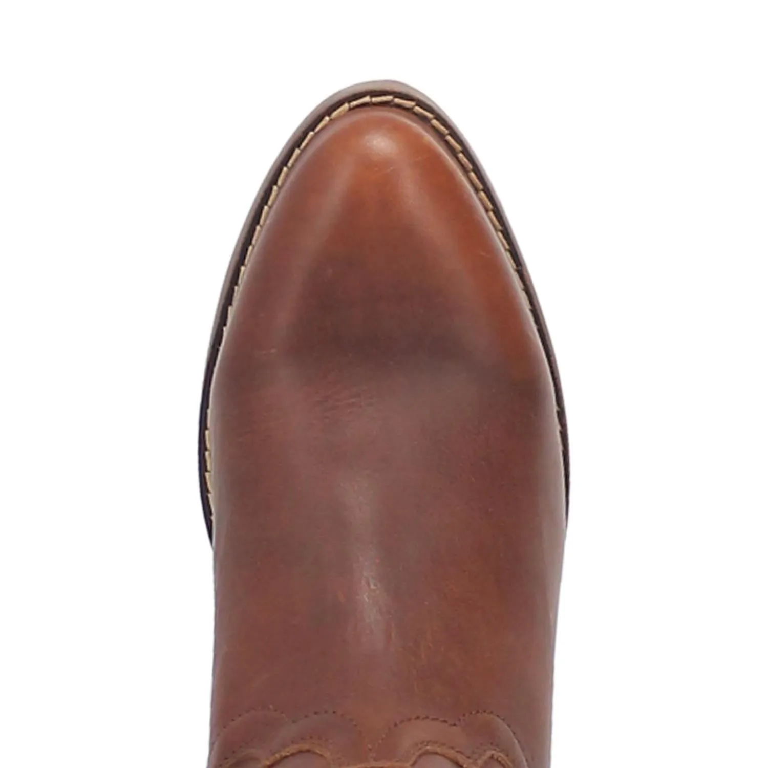 Seguaro Brown V Cut Leather Boots (DS)