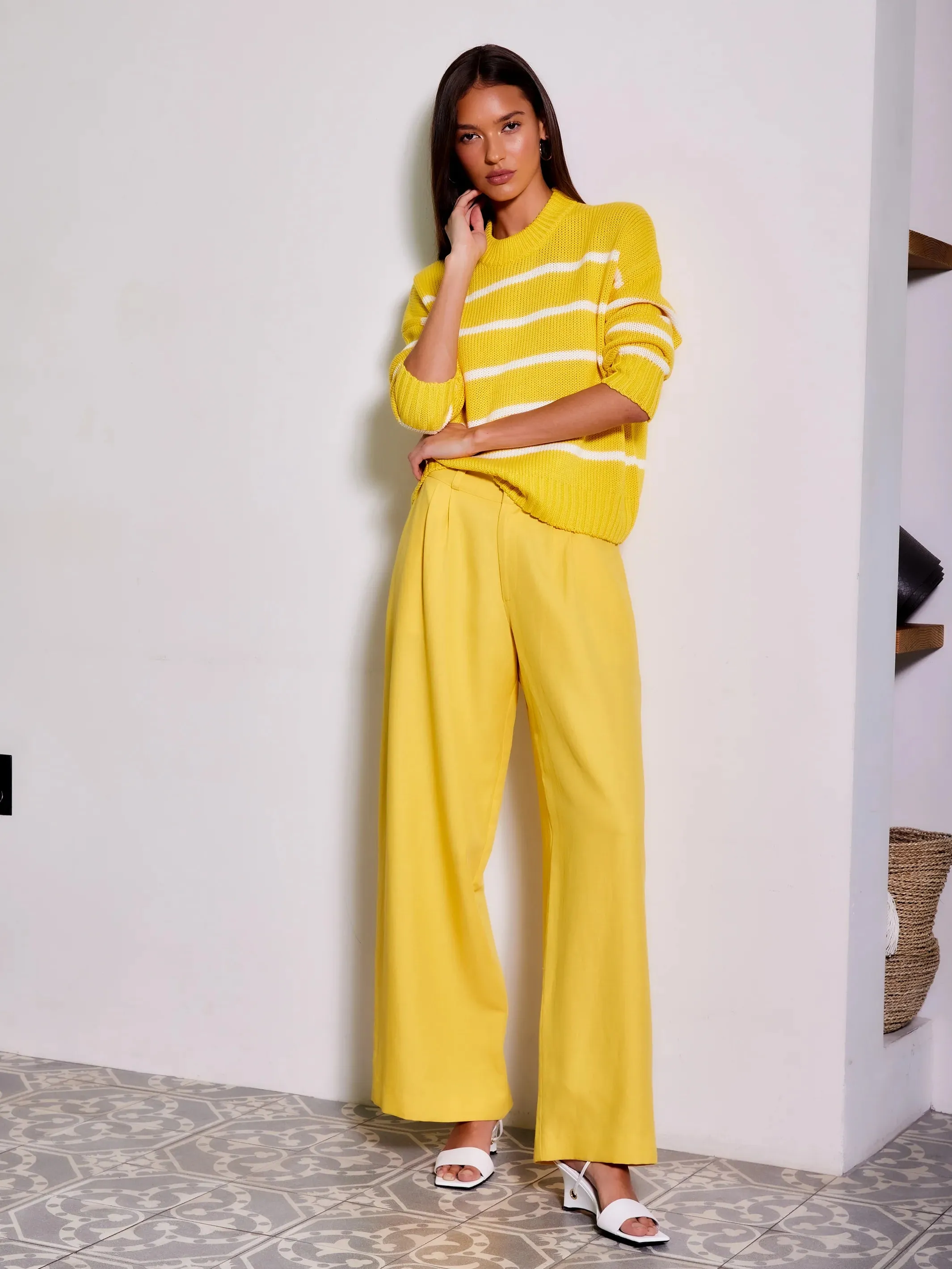 Selby Trouser in Yellow