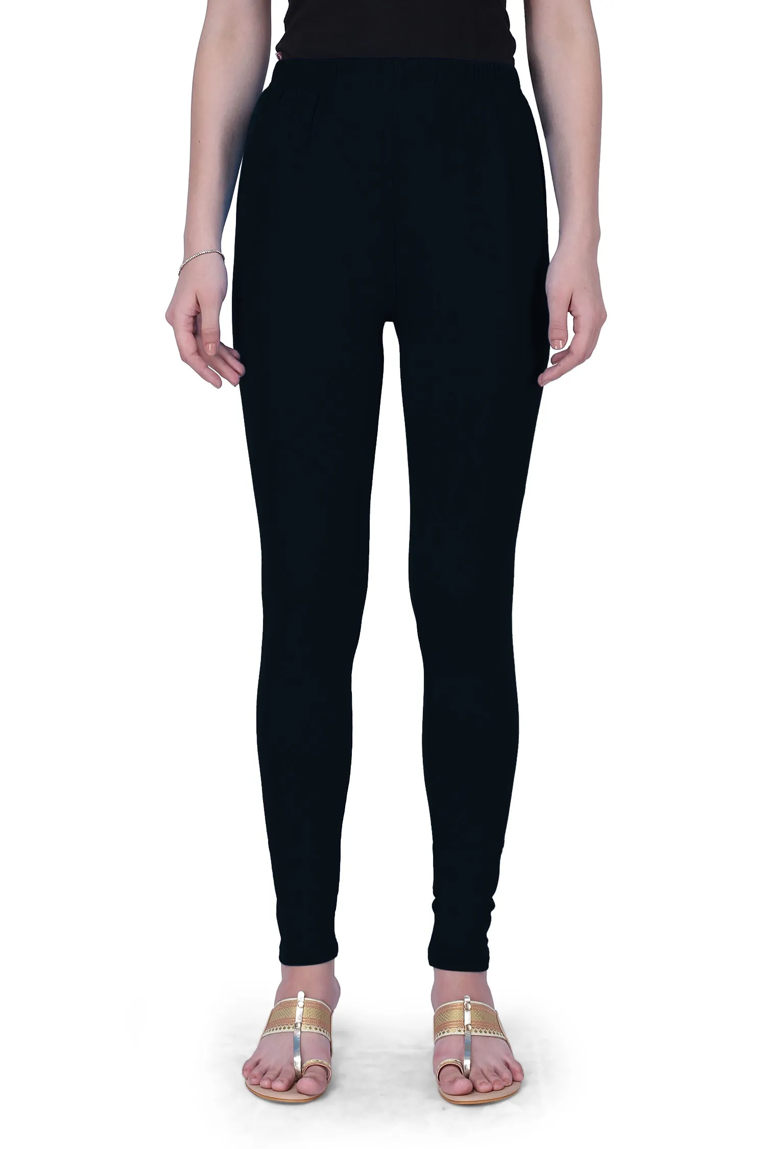 Semantic Women's Cotton-Elastane Leggings - Solid (Available in Colors)