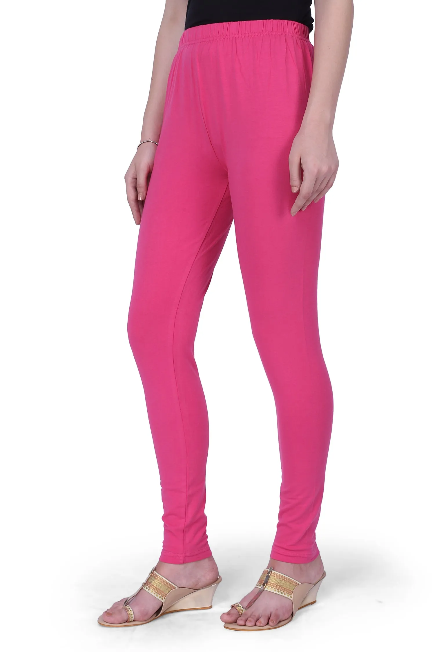 Semantic Women's Cotton-Elastane Leggings - Solid (Available in Colors)