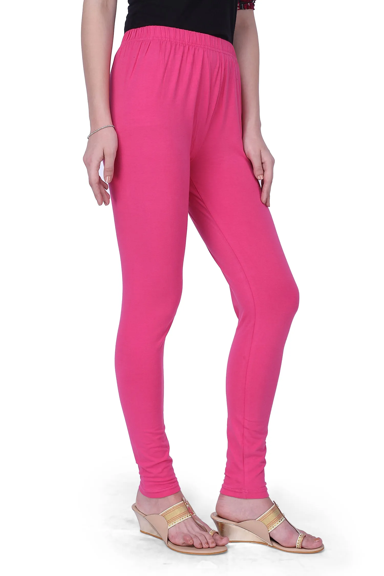 Semantic Women's Cotton-Elastane Leggings - Solid (Available in Colors)