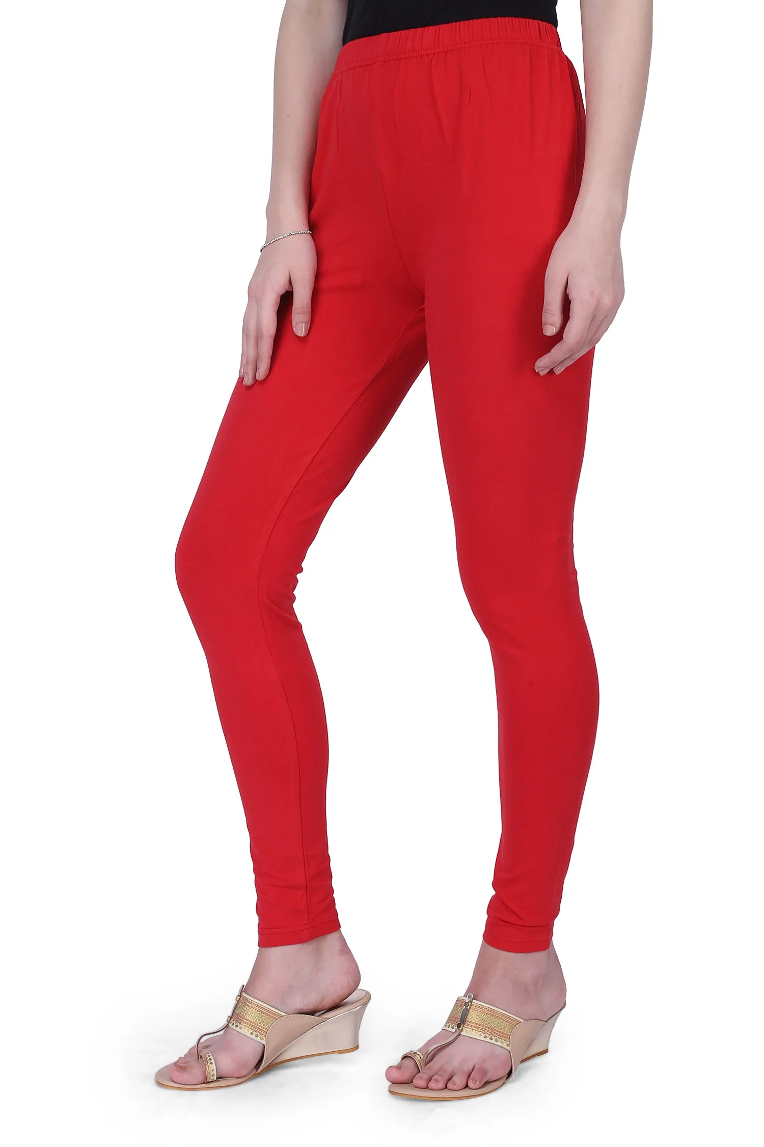 Semantic Women's Cotton-Elastane Leggings - Solid (Available in Colors)