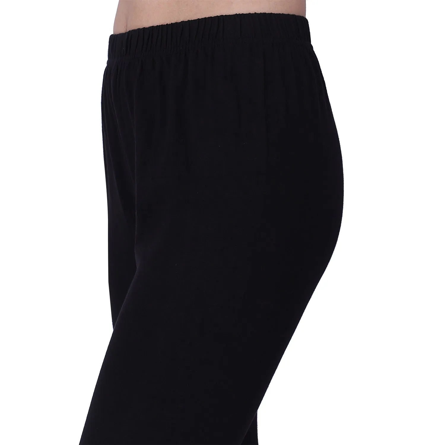 Semantic Women's Cotton-Elastane Leggings - Solid (Available in Colors)