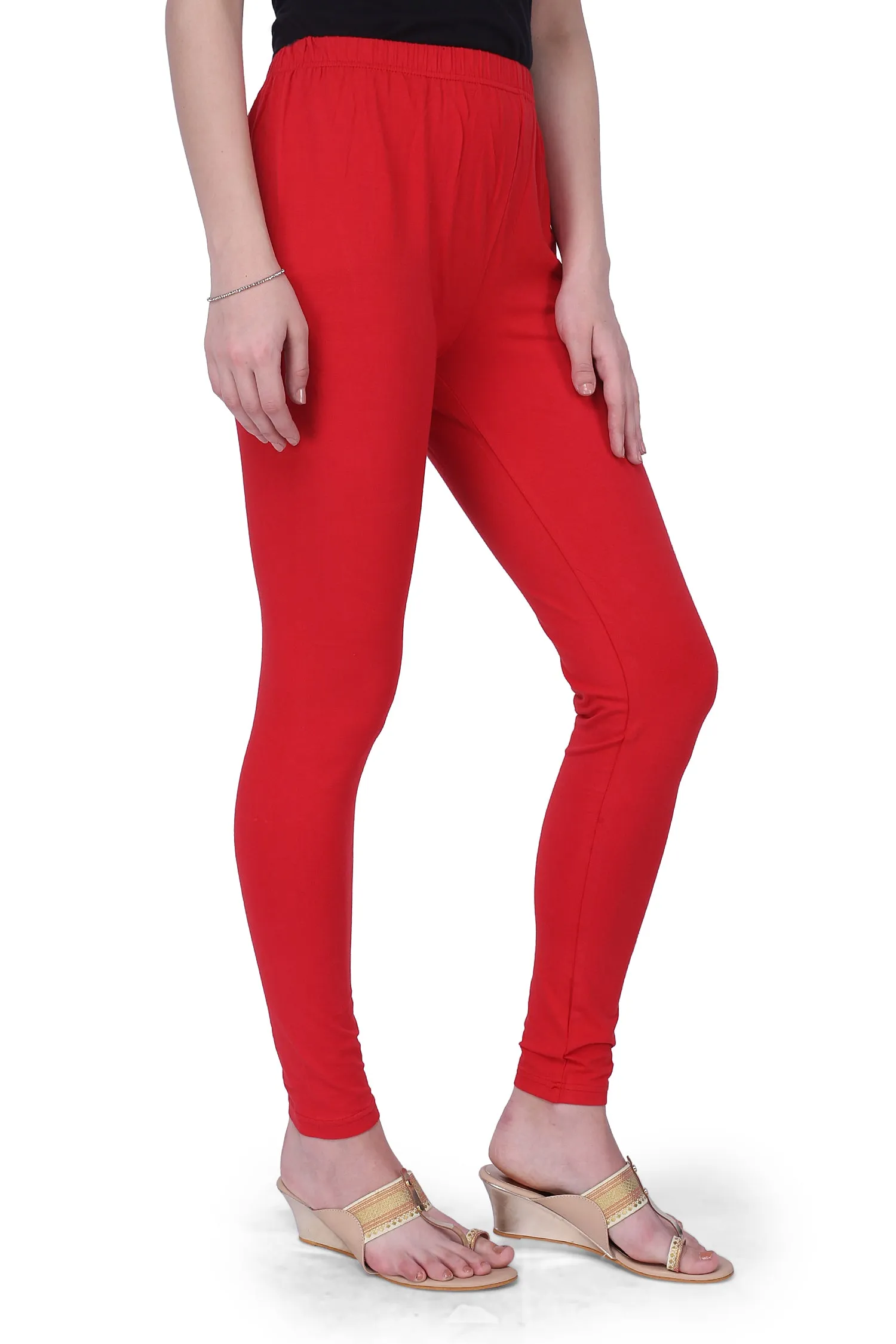 Semantic Women's Cotton-Elastane Leggings - Solid (Available in Colors)