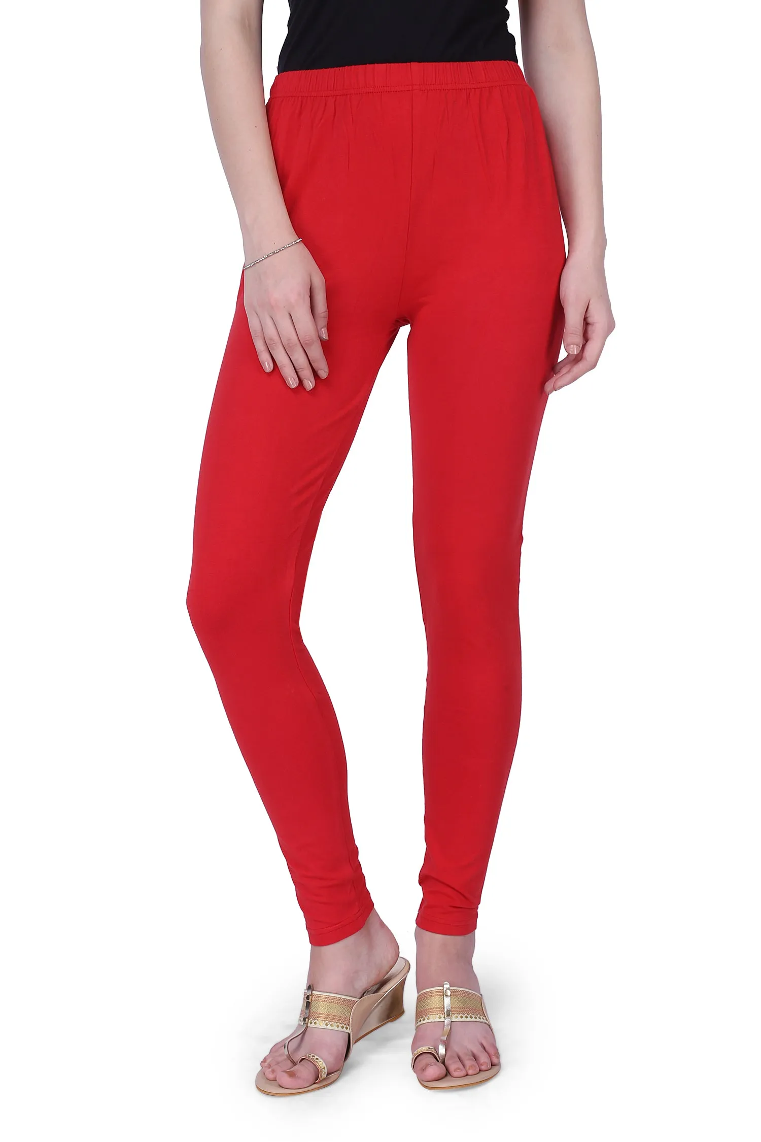 Semantic Women's Cotton-Elastane Leggings - Solid (Available in Colors)