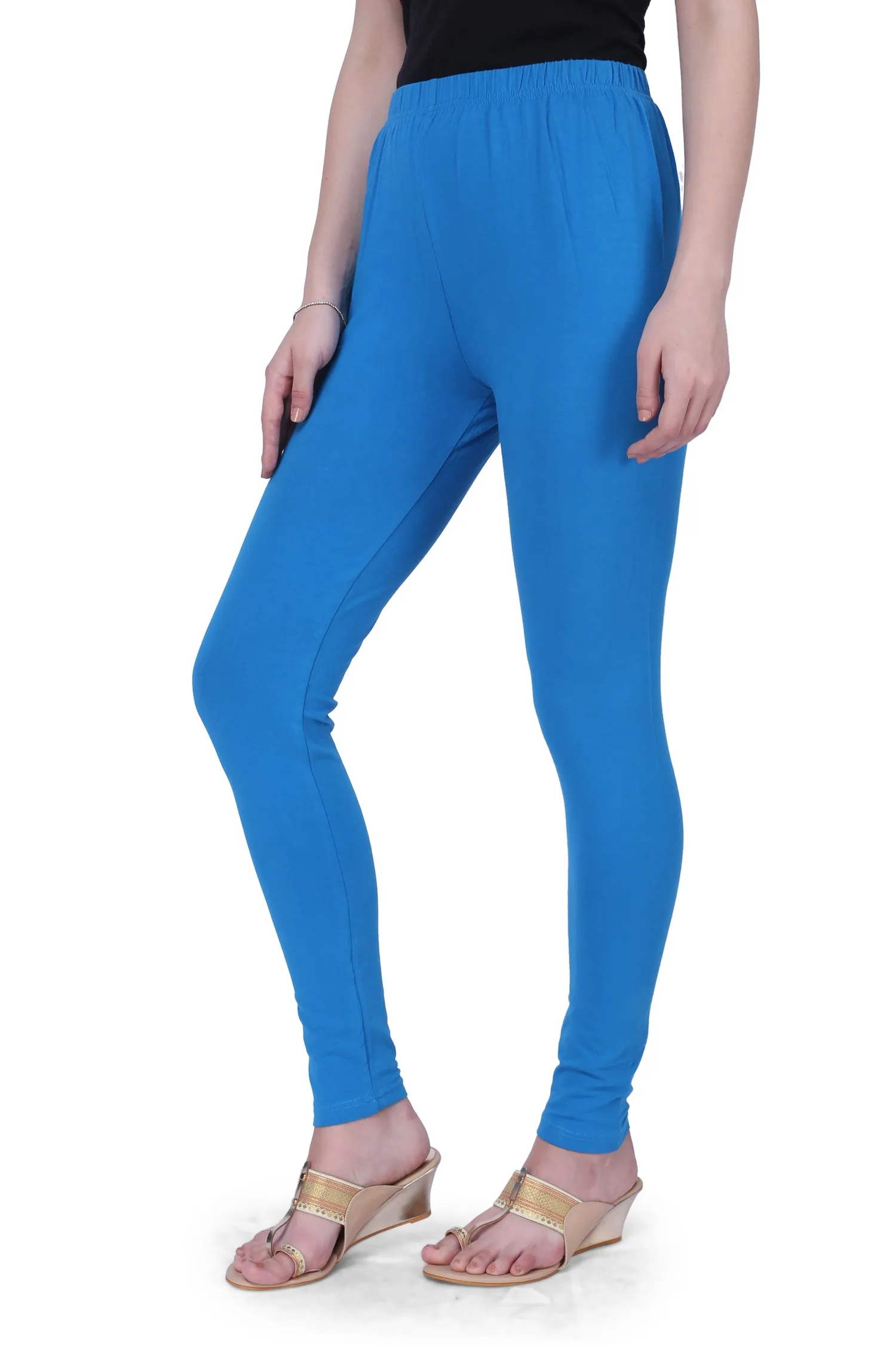 Semantic Women's Cotton-Elastane Leggings - Solid (Available in Colors)