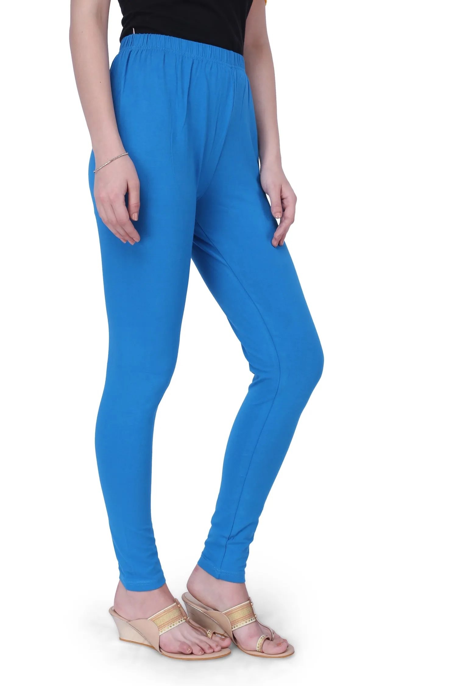 Semantic Women's Cotton-Elastane Leggings - Solid (Available in Colors)