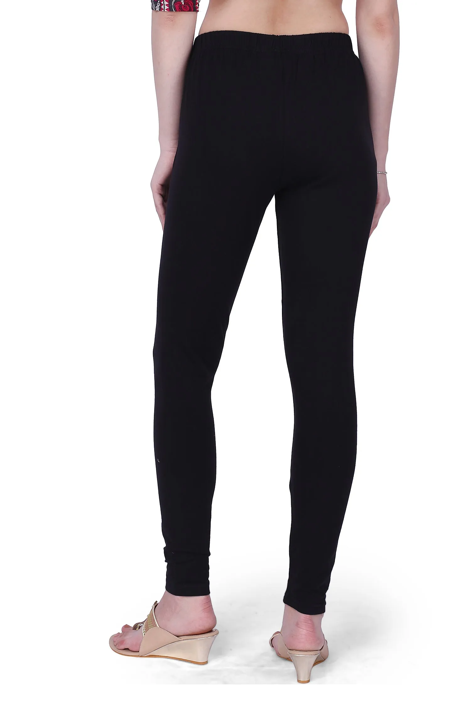 Semantic Women's Cotton-Elastane Leggings - Solid (Available in Colors)