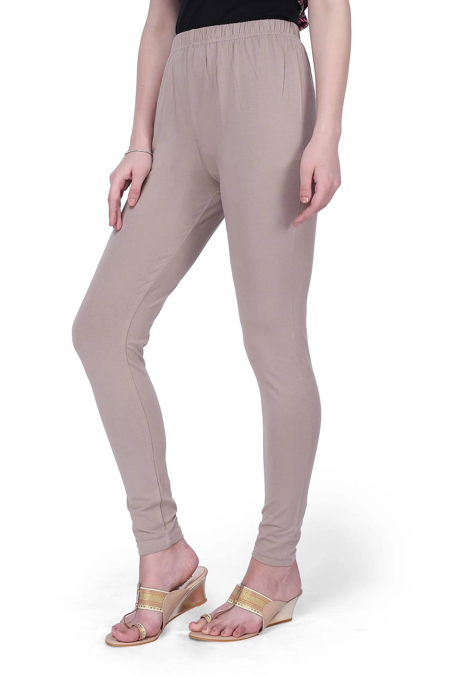 Semantic Women's Cotton-Elastane Leggings - Solid (Available in Colors)