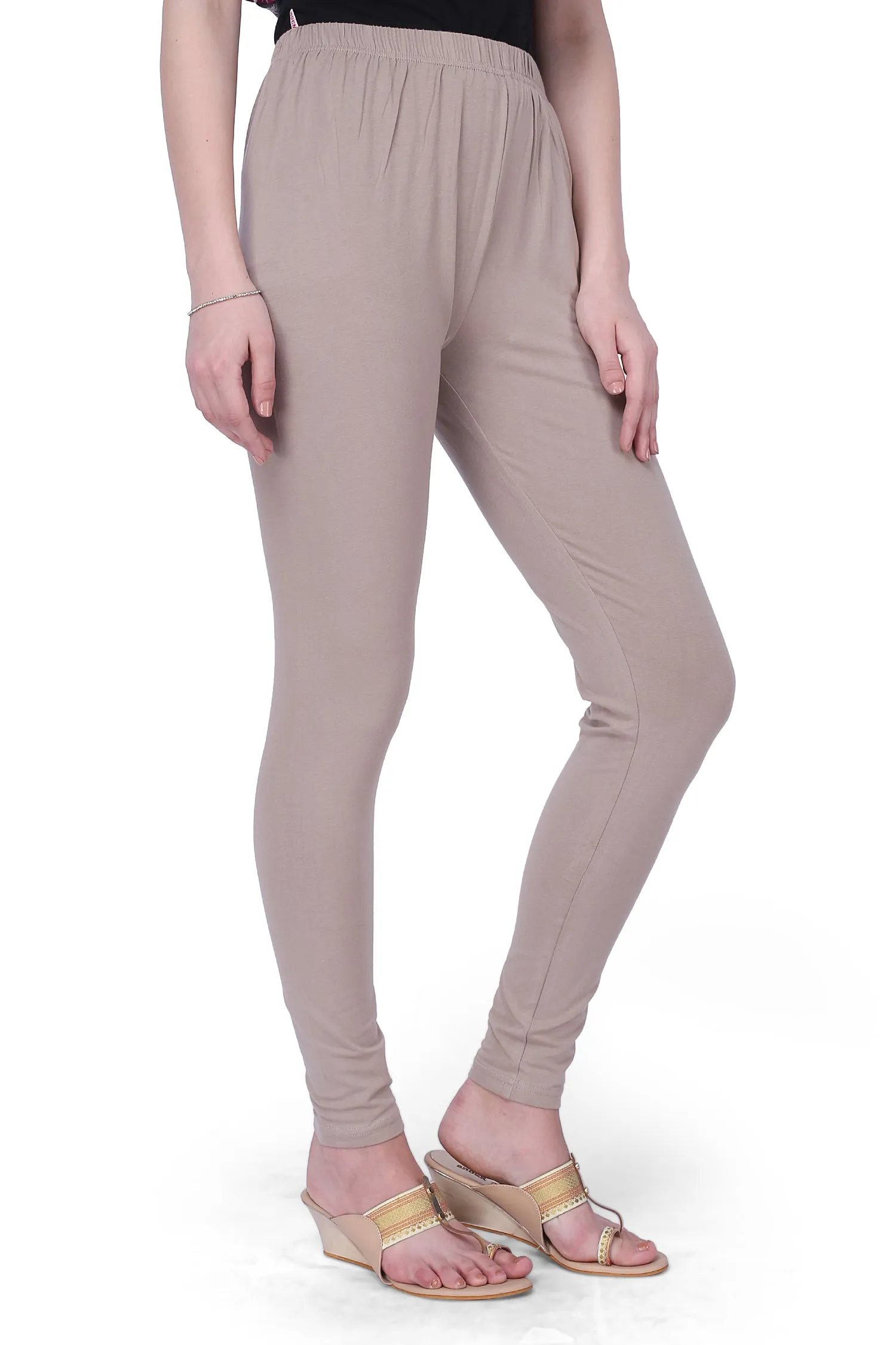 Semantic Women's Cotton-Elastane Leggings - Solid (Available in Colors)