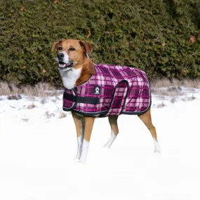 Shedrow K9 - Shedrow K9 Glacier Dog Coat - Potent Purple Plaid: Small