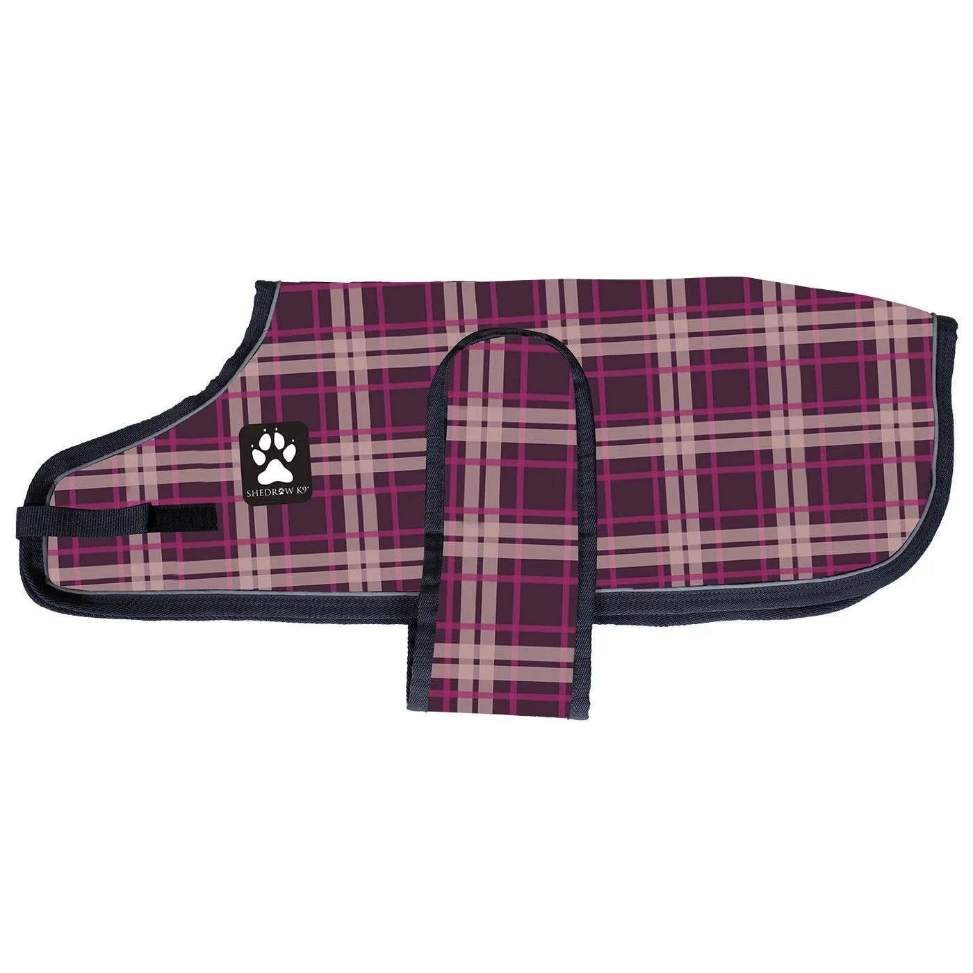 Shedrow K9 - Shedrow K9 Glacier Dog Coat - Potent Purple Plaid: Small