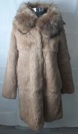 Shine and Dance Shine and Dance Rabbit Fur Coat  BCA91B203