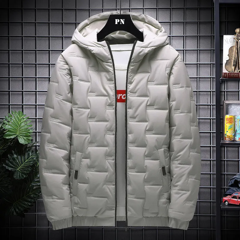 Short Warm Cotton Jacket Men