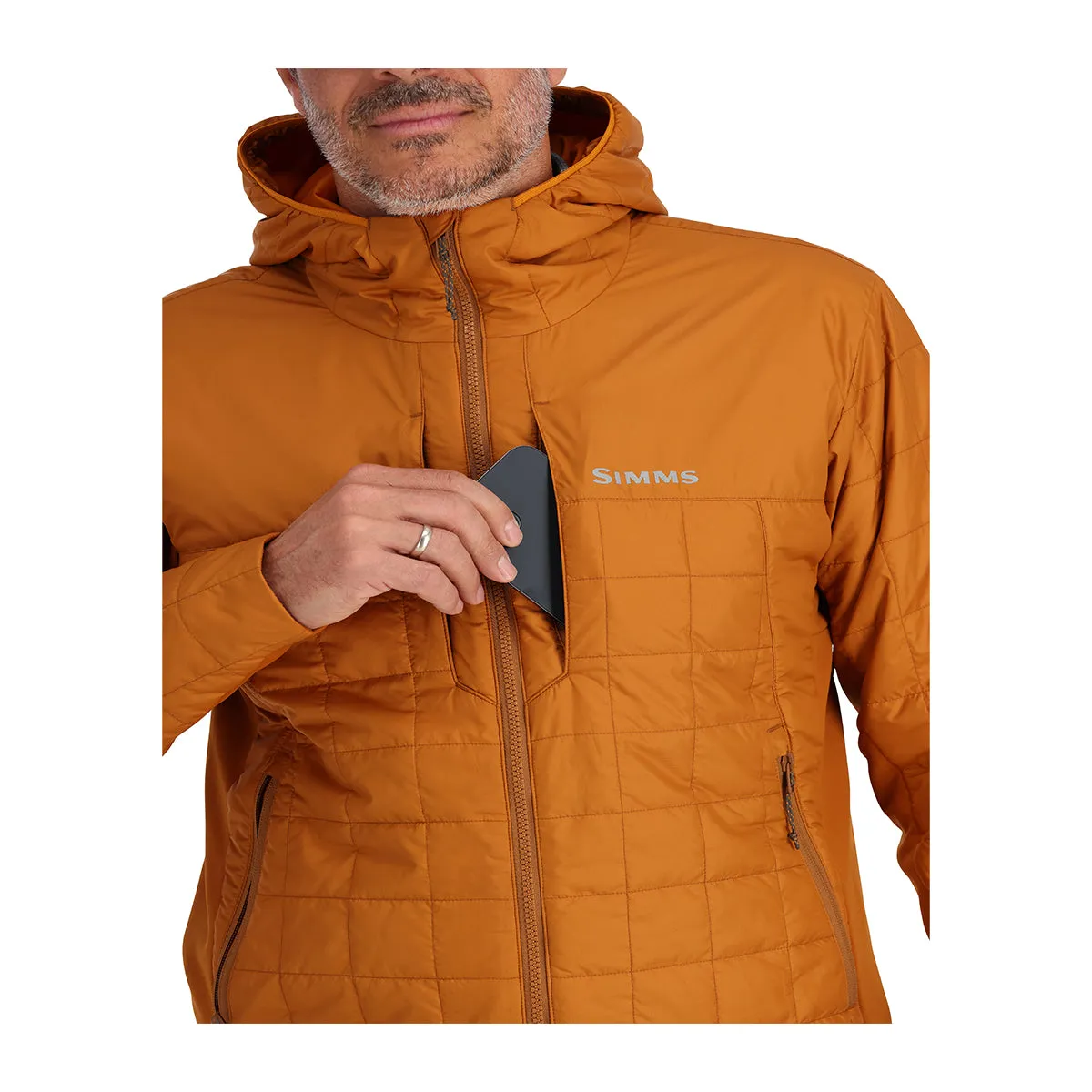 Simms Fall Run Hybrid Hoody Chestnut