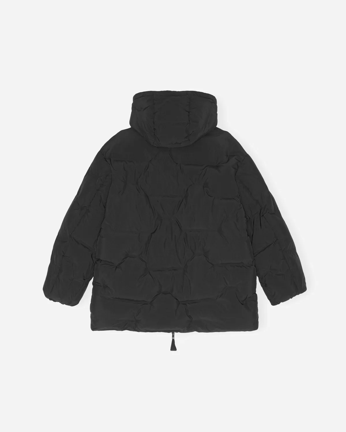 Soft Puffer Midi Jacket - Black