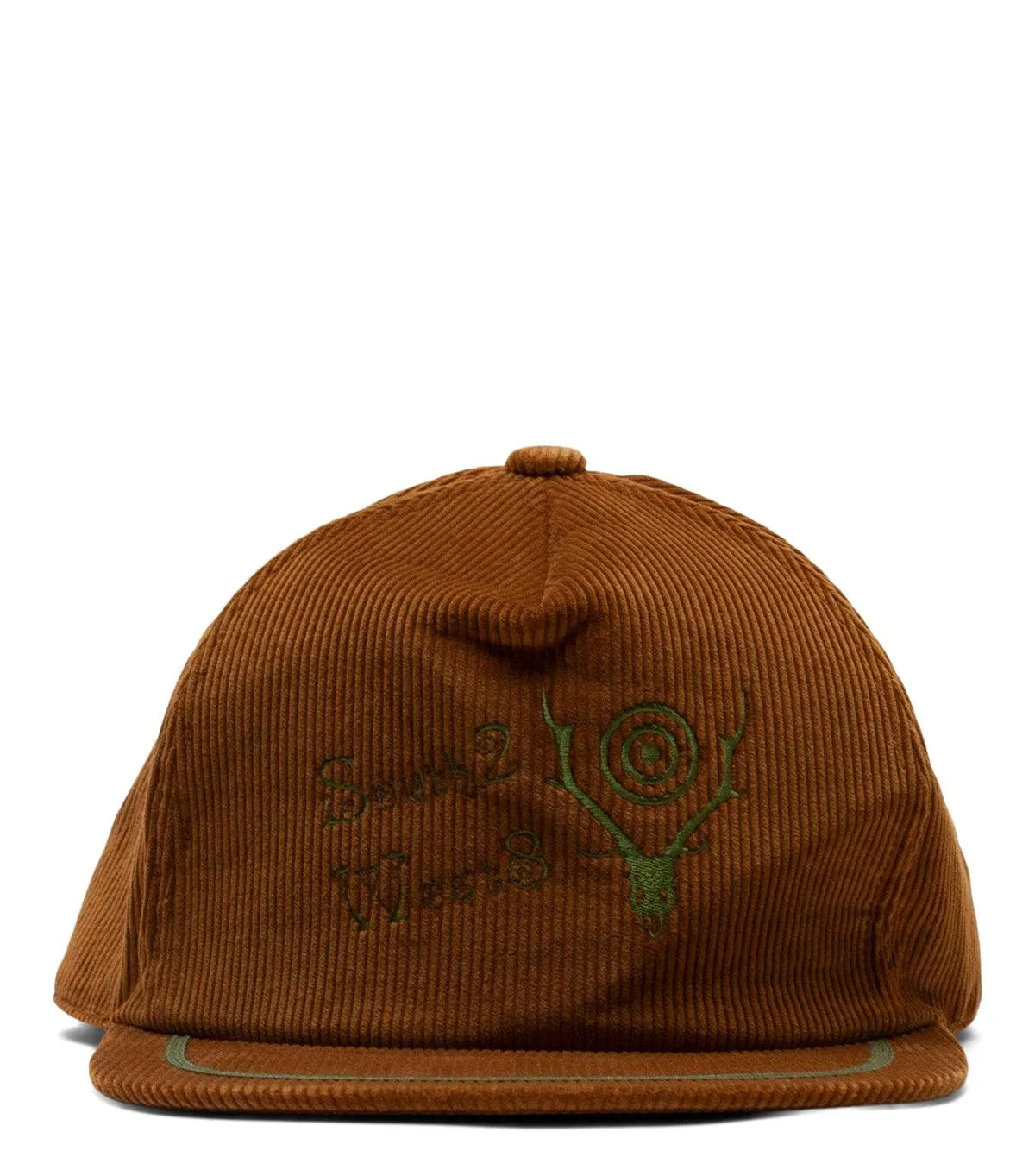 South2 West8 Corduroy Trucker Hat Brown