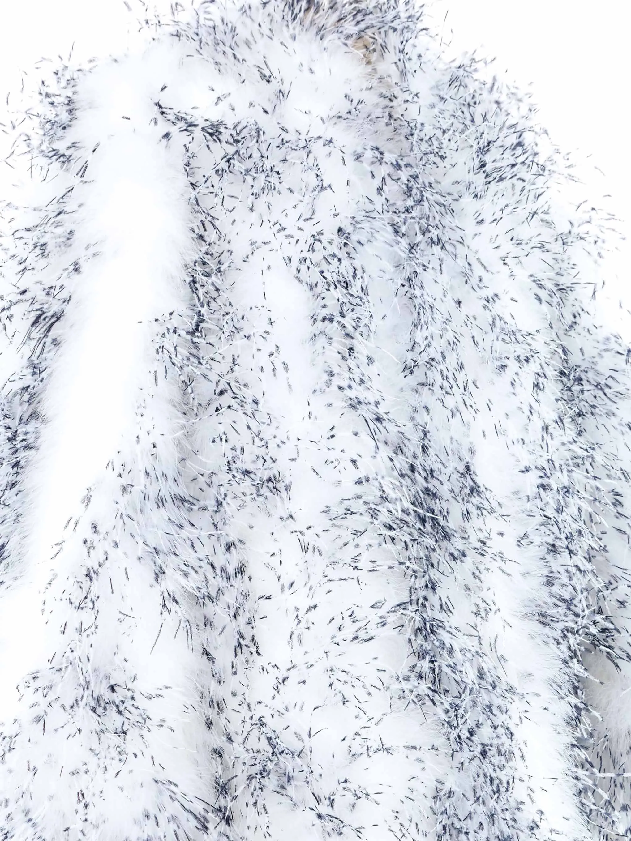 Speckled Marabou Feather Coat