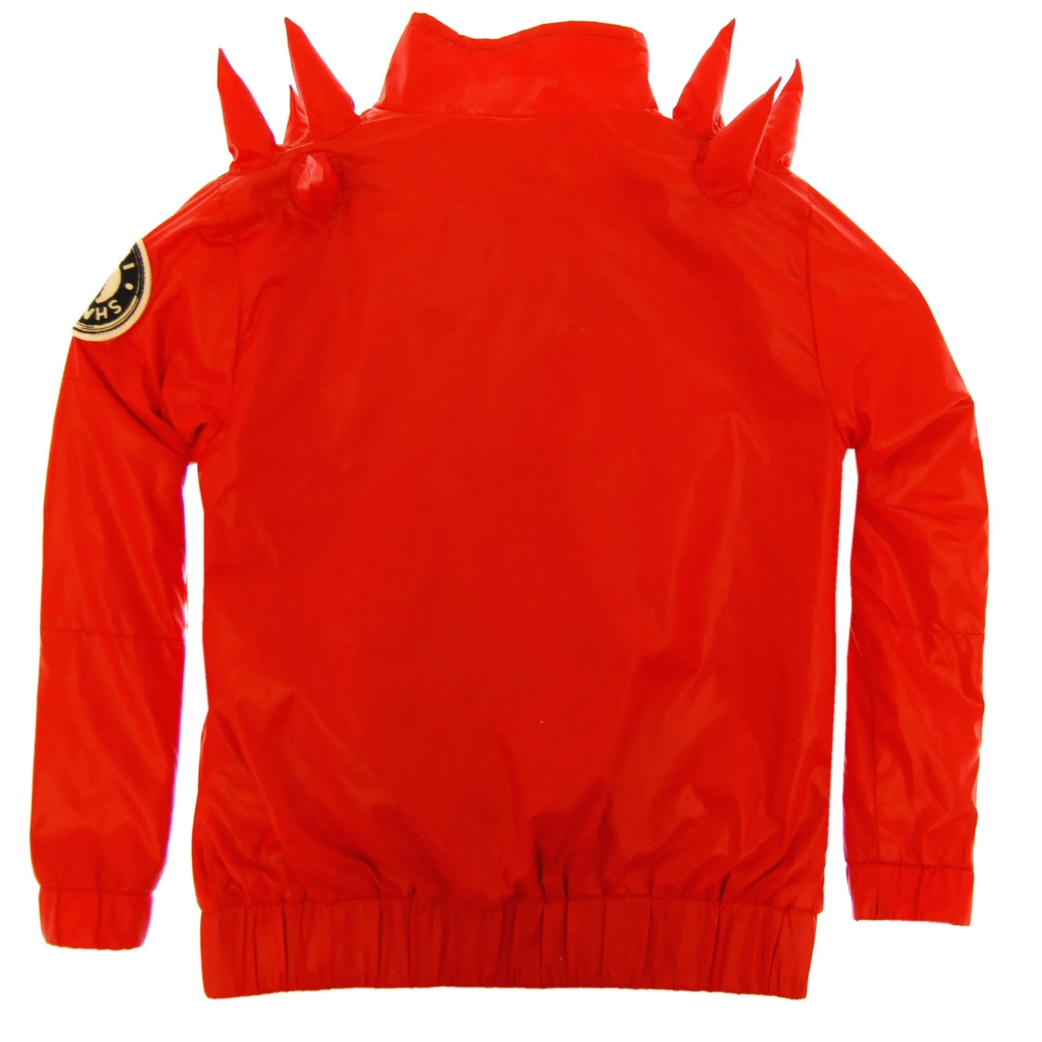 Spike Red Windbreaker Jacket by: Mini Shatsu