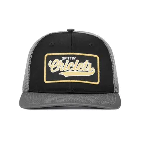 SPITTIN' CHICLETS PATCH BLACK TRUCKER HAT