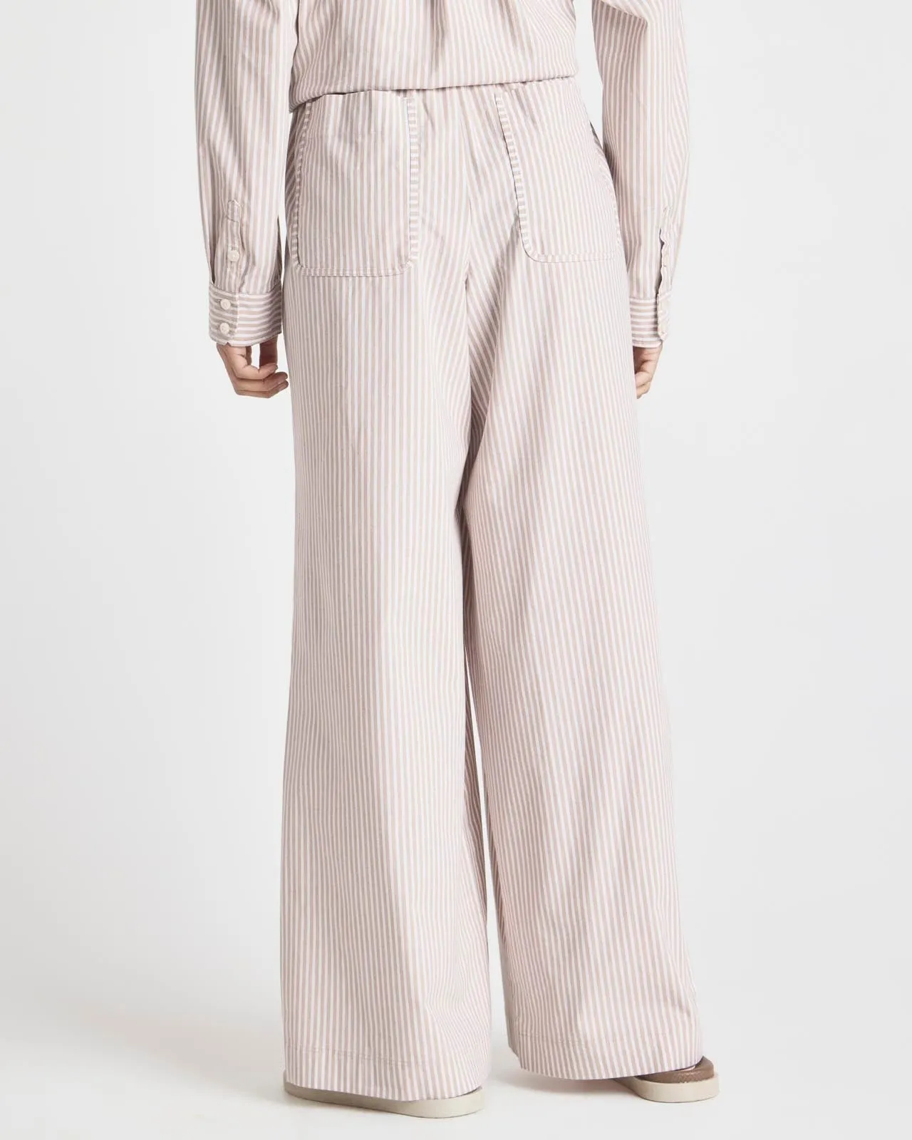 Splendid x @Cellajaneblog Poplin Wide Leg Pant