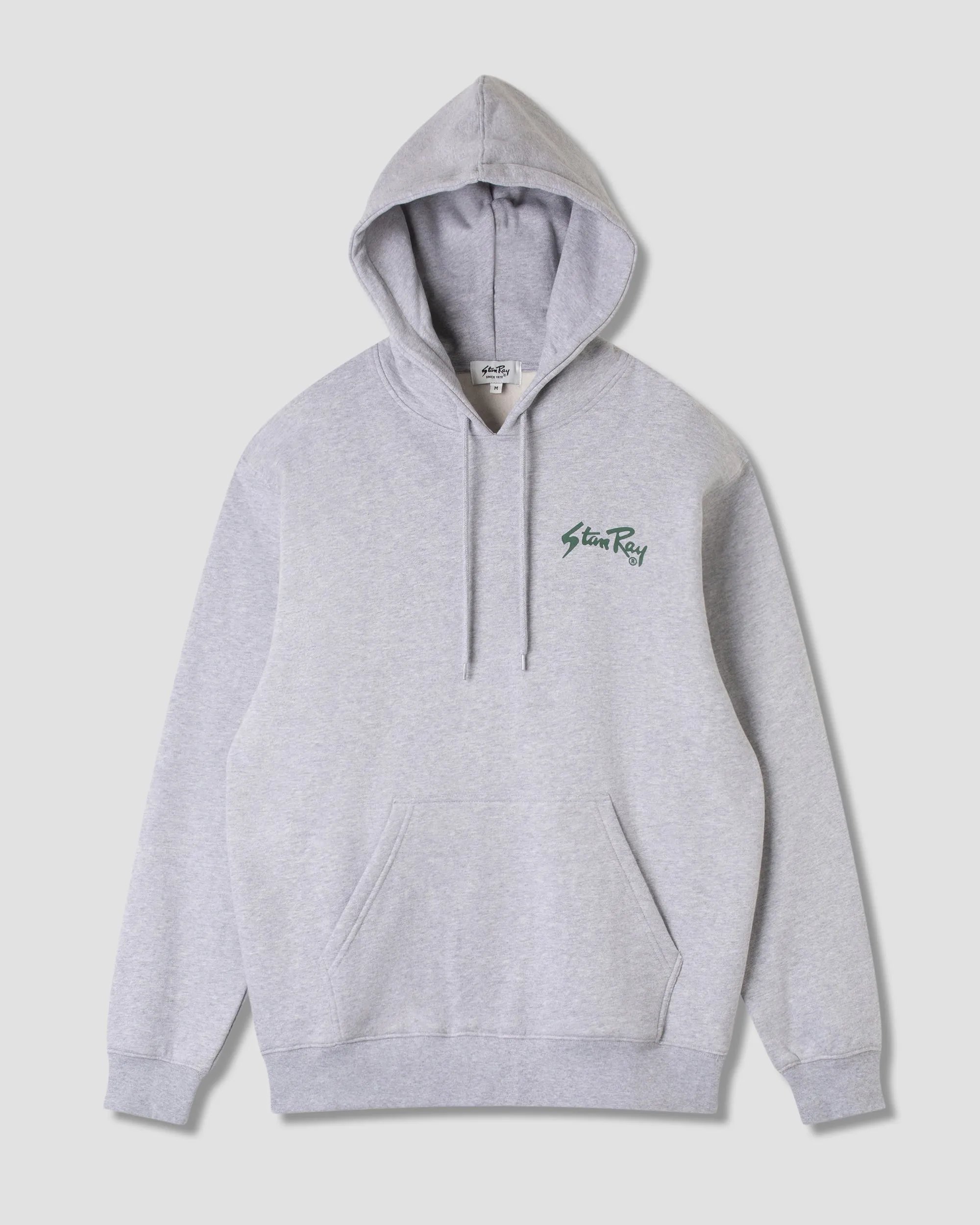 Stan OG Hood (Grey Marl / Green)