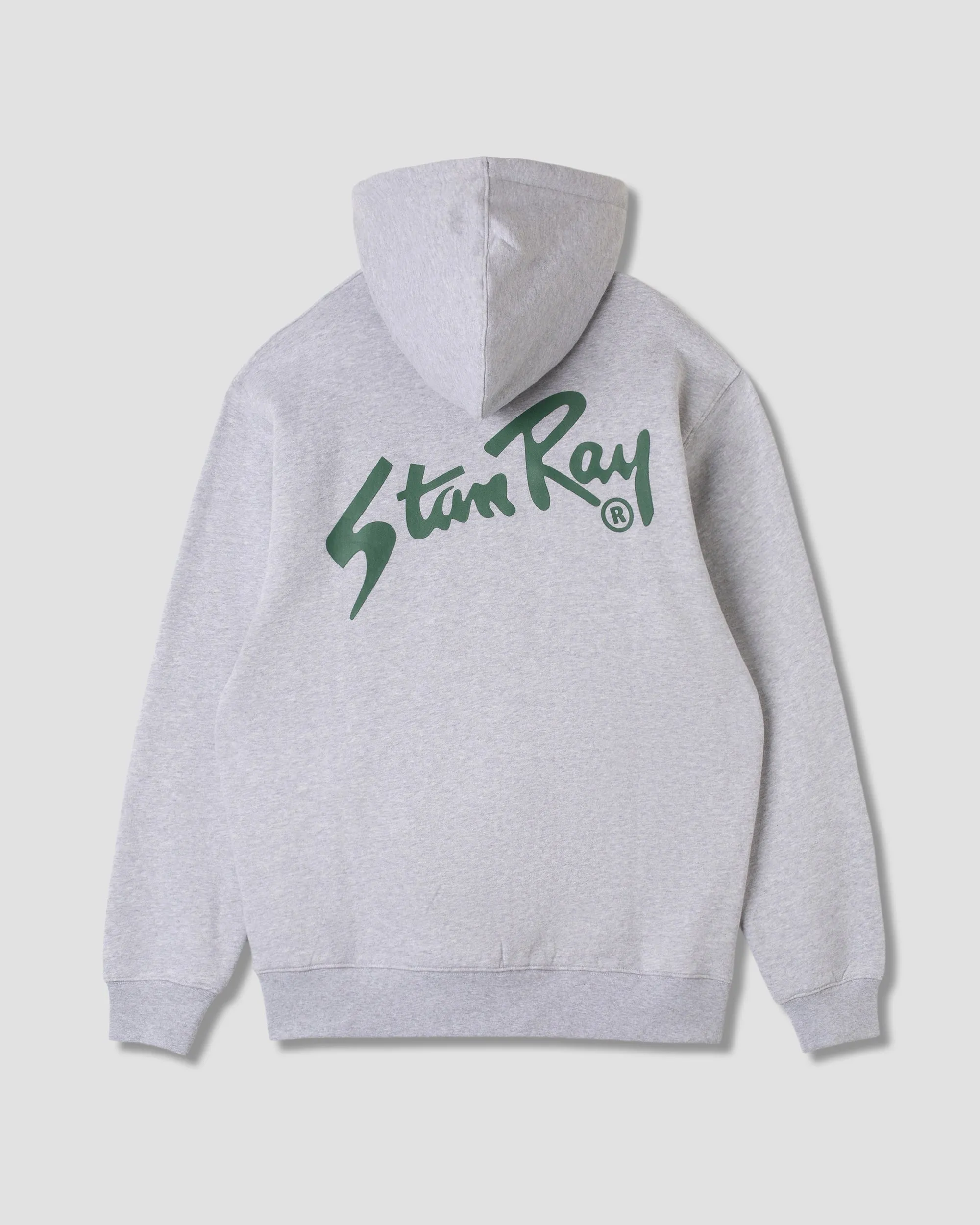 Stan OG Hood (Grey Marl / Green)